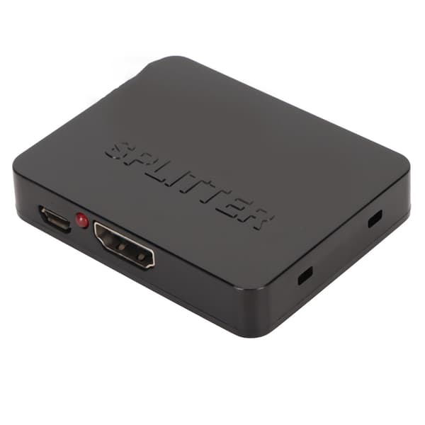 1 in 2 ut HD Multimedia Interface Splitter för dubbla bildskärmar Stöder Full HD 1080P 3D 1x2 4K HD Multimedia Interface Splitter