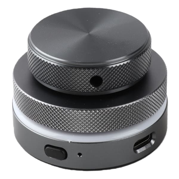 RGB LED Lydstyrkeknap Trådløs Bluetooth USB-C Multimediecontroller til Tablet Bærbar PC