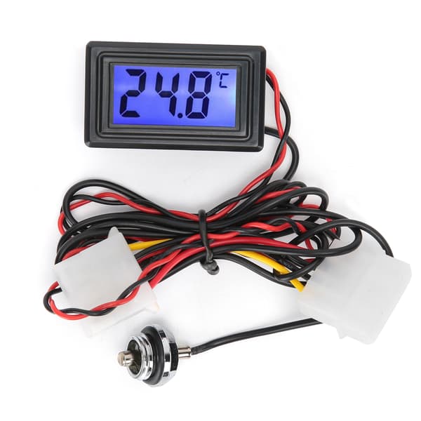 Vandkøling Termometer Digitalt Display Computer Temperaturmåler WDXS-DT 5V-24V