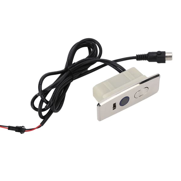 Elektrisk hvilestolskontakt 5-benet børstet DC 3-knaps sofakontroller med 1M LED-strip