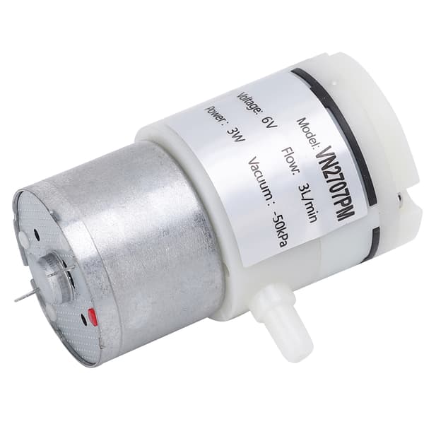 3st Mini Membranpump 3L/min Sugluftvattenpump DC6V för Akvarium Fiskbehållare