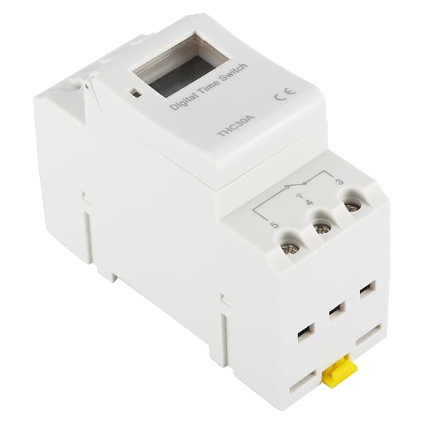 THC 30A Digital Timerkontakt Programmerbar Elektronisk Tidsstyringskontakt (220V)