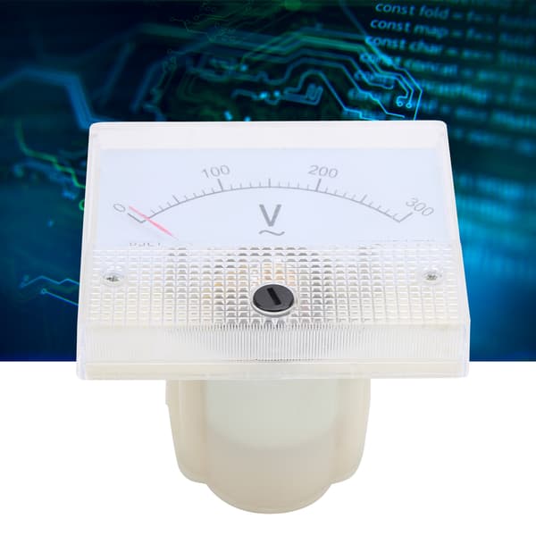 85L1 AC 0-300V Analog Voltmeter, Klar Skive ABS Panelmåler til Spændingstest