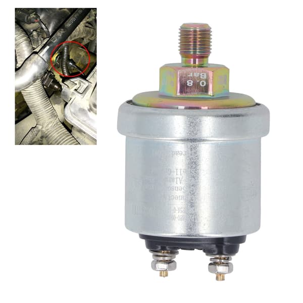 Olietryksensor Højtryks messing M10x1 1/8NPT udvendigt gevind tilbehør til VDO 0-10bar
