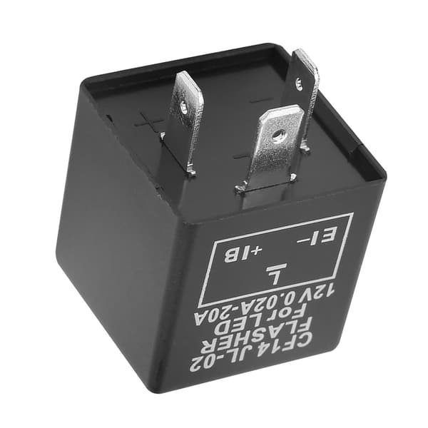 CF14 JL-02 3-poligt LED-blinkrelä för blinkers Hyper Flash Fix 12V