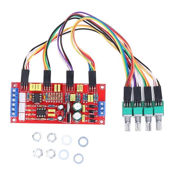 NE5532 Förförstärkare PCB Tonkort, Volym & Bas Mellanregister Diskant Justering, DIY Förstärkarmodul