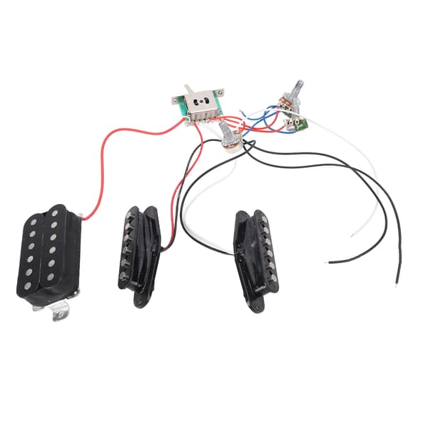 Elgitarrpickup med tonvolymkabel, dubbelspolig öppen stil Humbucker Pickup Set