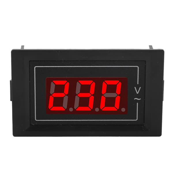 AC Displaymätare Digital Spänningsmonitor Liten Panel 1 Fas Voltmeter Multimeter AC60‑500V