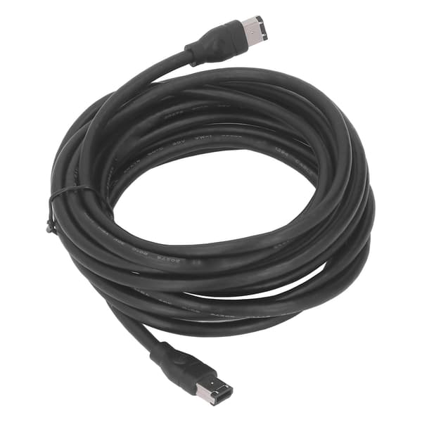 Firewire DV-kabel 6-benet han til 6-benet han IEEE1394 Firewire-ledning til videokamera digitalkamera printer 4,5 m