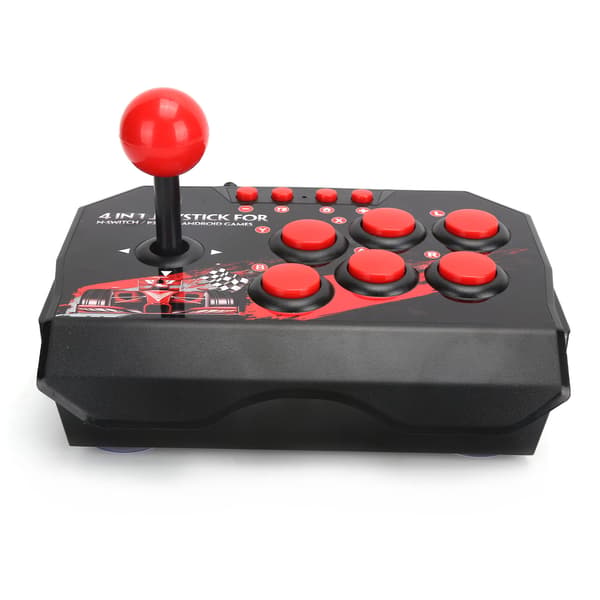 Arcade Fight Stick Trådbunden Arkadjoystick Arkadspelstillbehör för Switch/PC/PS3
