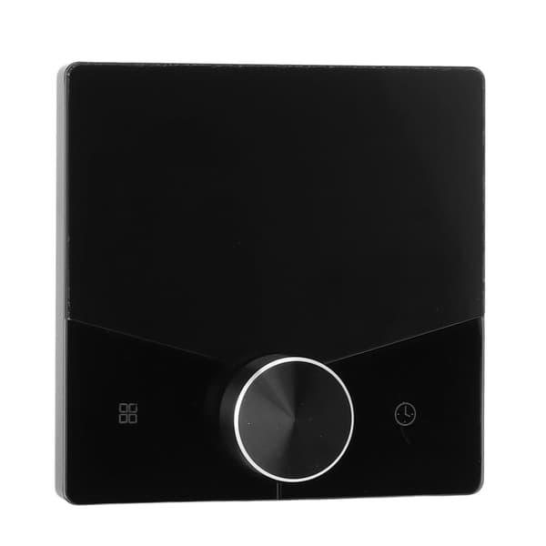 Termostat ABS Sort Smart Programmerbar WiFi Digital Touchscreen LCD Farvetermostat til Husholdning Sort