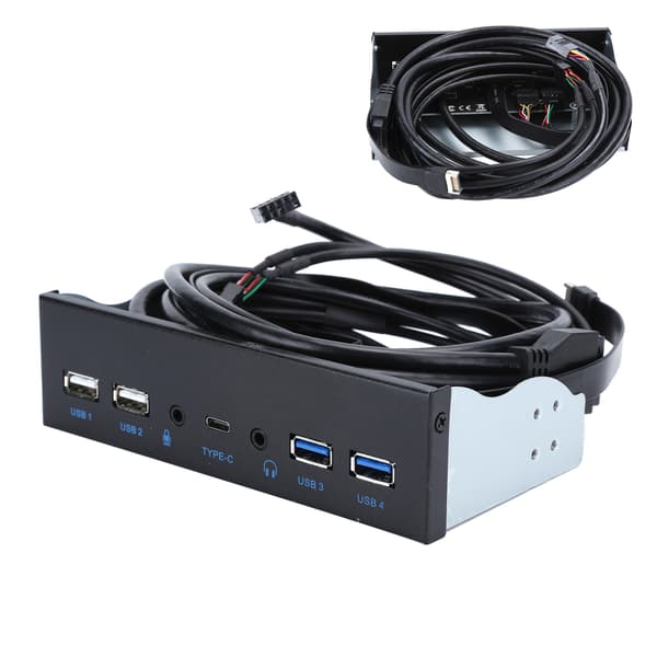 2 portars USB 3.0 + 2 portars USB 2.0 högupplöst ljudgränssnitt för dator