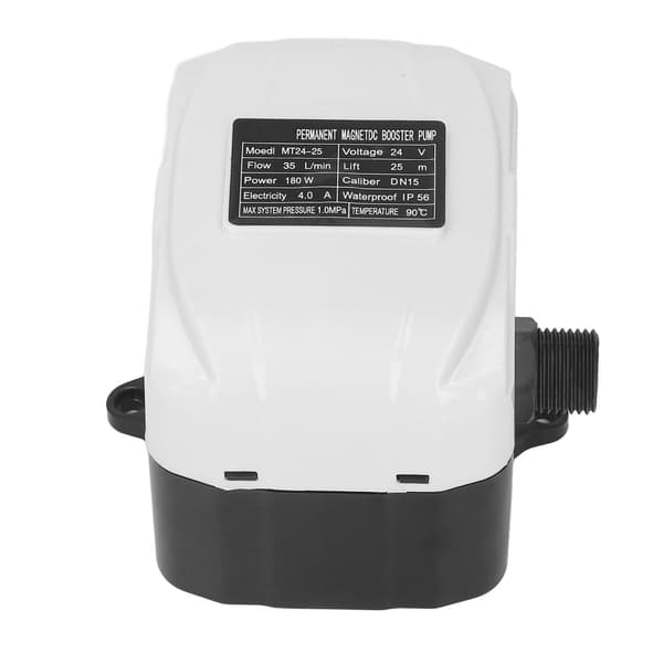 Boosterpump Vattentryck Höglyft 180W för Diskbänk Dusch DC24V EU-kontakt AC100‑240V