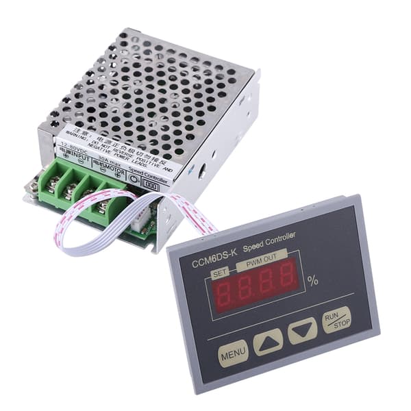 12-80V DC 30A PWM Motorhastighetsregulator, Digital Display, Variabel Styrenhet