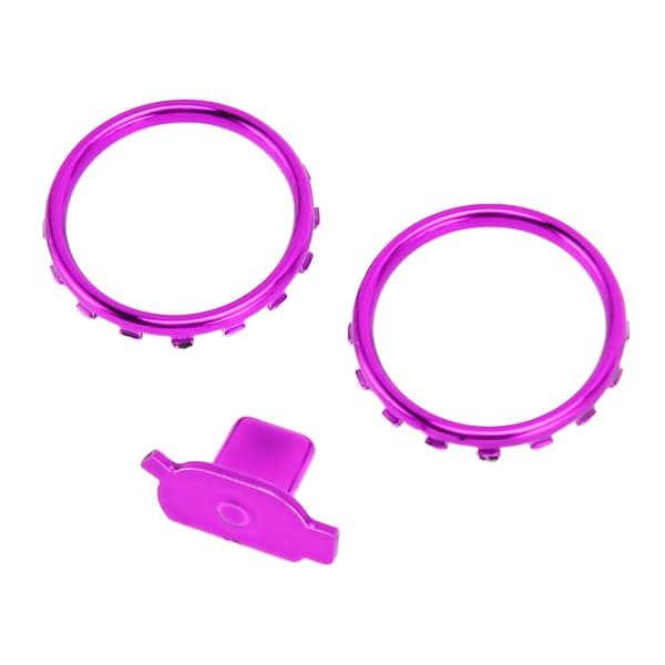 Dekorative accentringe til Xbox Elite Series 2 Controller Matte Chrome Switch Buttons Udskiftningsdele Lilla