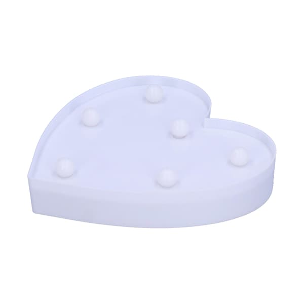 LED Hjerteformet Lys 6LED Chip Lille Natlampe til Bryllup Fødselsdagsfest Stue Helligdage