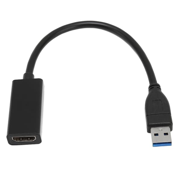 USB3.0 till HD Multimedia Interface-adapter Bärbar 1080P 60HZ 5Gbps Videoadapteromvandlare för Windows 7 8 10 PC