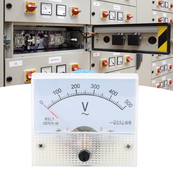 85L1 AC Voltmeter 0-500V Pointer Gauge Elektrisk Spændingstesterenhed