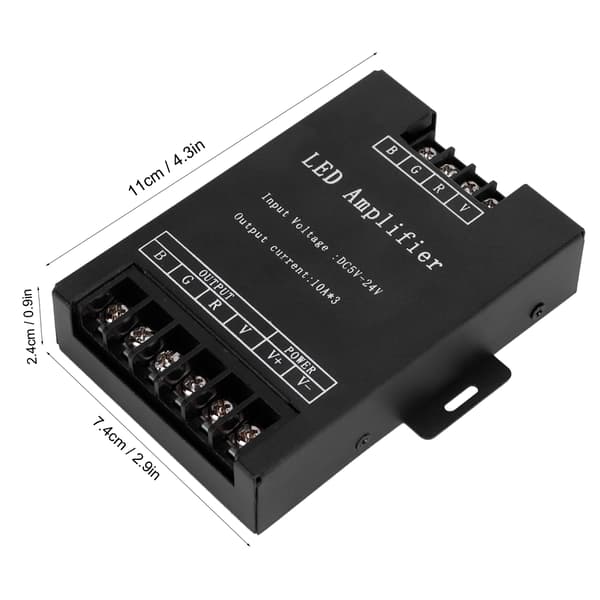 LED RGB Strip Signal Repeater Forstærker Controller Modul DC5-24V