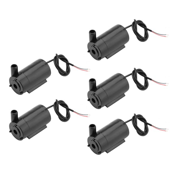 5 st/set DC 3V -5V Mini vattenpump dränkbar för akvarium fontän akvarium