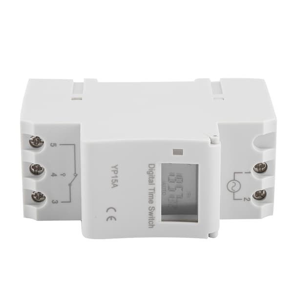 16A Digital LCD Strömtimer Programmerbart Relä Tidsbrytare (AC220V)