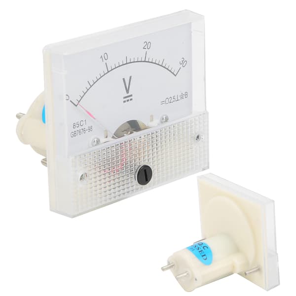 85C1 DC Voltmeter Panelmåler 0-30V Analog Spændingsindikator