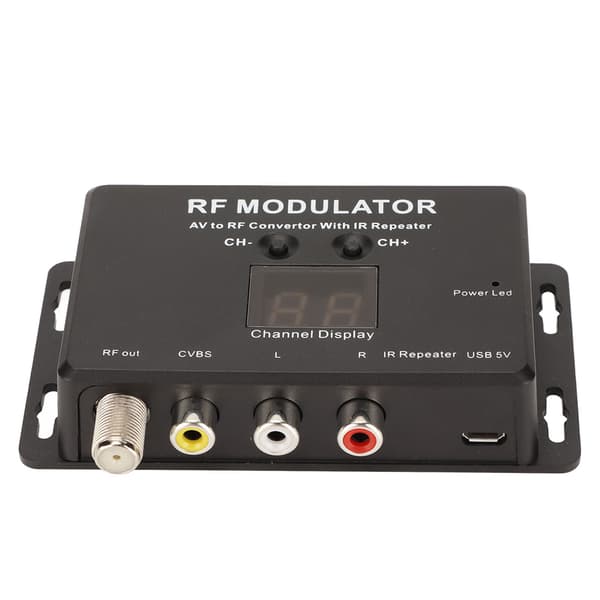 RF-modulator Professionel PAL NTSC 21-kanals AV til RF-konverter til Set-top-boks DVR DVD