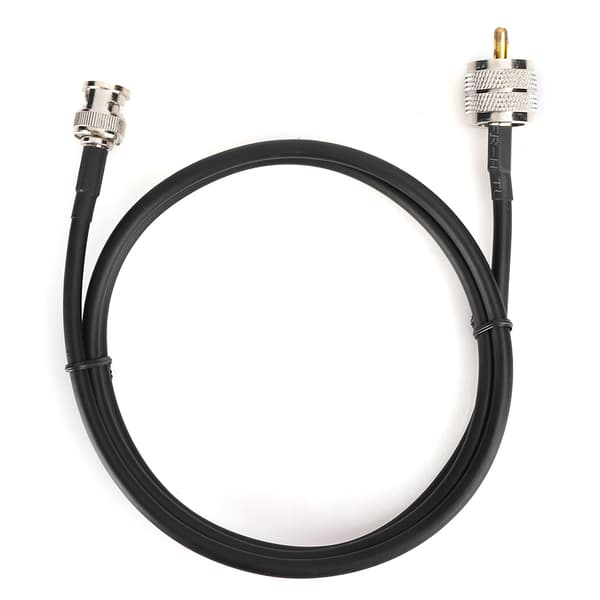 1M UHF Han PL259 til BNC Han Testkabel Ledning Koaksialkabel Adapter Tilbehør