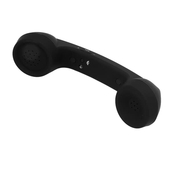 Bluetooth telefonrør Retro strålingssikkert genopladeligt trådløst mobiltelefonrør sort