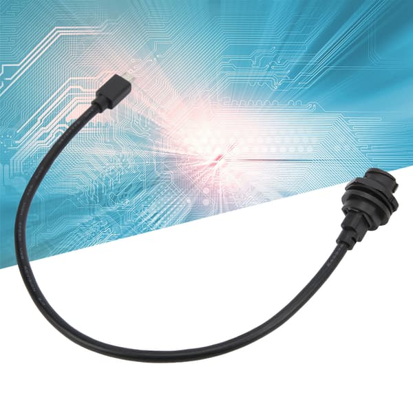Vandtæt IP68 Micro USB Hun til Han Kabelstik med 1M Ledning E10MCBFF/MCAM