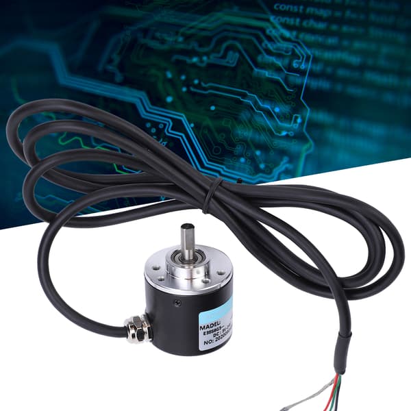 Rotary Encoder 5-24V DC AB 2-faset inkrementel solid aksel, 1000P/R til automation og kontorudstyr