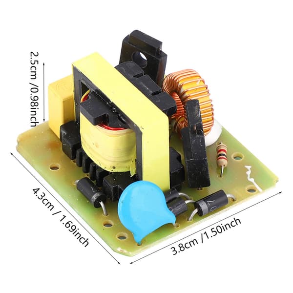 40W DC-AC Strøminverter 12V til 220V Boost Converter Modul