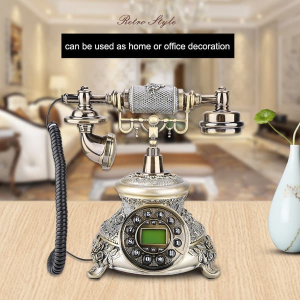 MS-5700D EU Retro Style Fasttelefon Hemmakontor Skrivbordstelefon