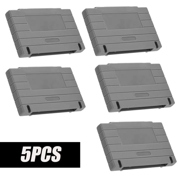 5 STK Spilkortpatron US Version Erstatningsskal til SNES SFC