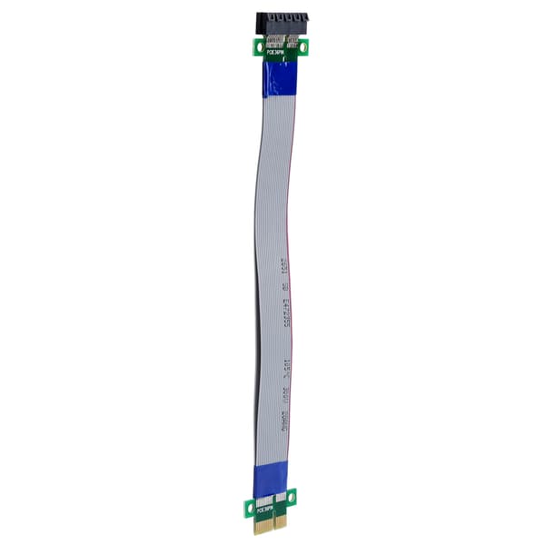 PCIE förlängningskabel 1X Riser Card Extender DoubleSpeed MaletoFemale Adapter Ribbon EP051