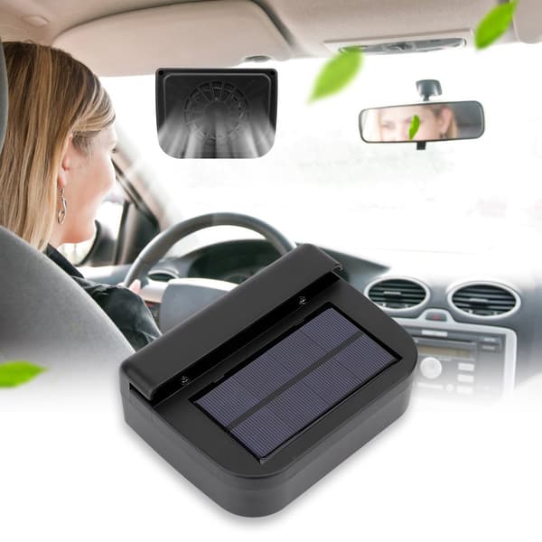 Solcellsdriven bil Auto Luftventil Kylning Ventilationssystem Värmare Avgasfläkt