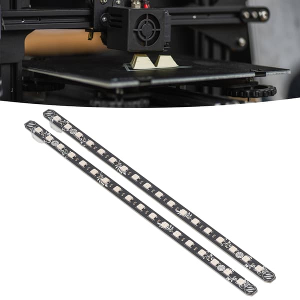 2 stk. 270 mm 3D-printer LED-lysstribe farvet printkort 3D-printerlampe til VORON 2.4 DC5V