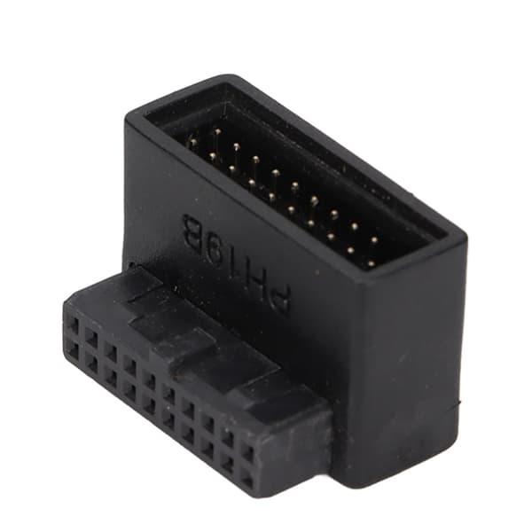 USB 3.0 90° Adapter Flerskiktskretskort Enkel Installation 19/20Pin Strömadapter PH19B