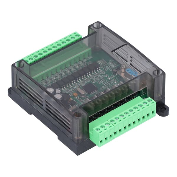 PLC-controller 2N20MT-modul med skal til industriel automatiseringskort