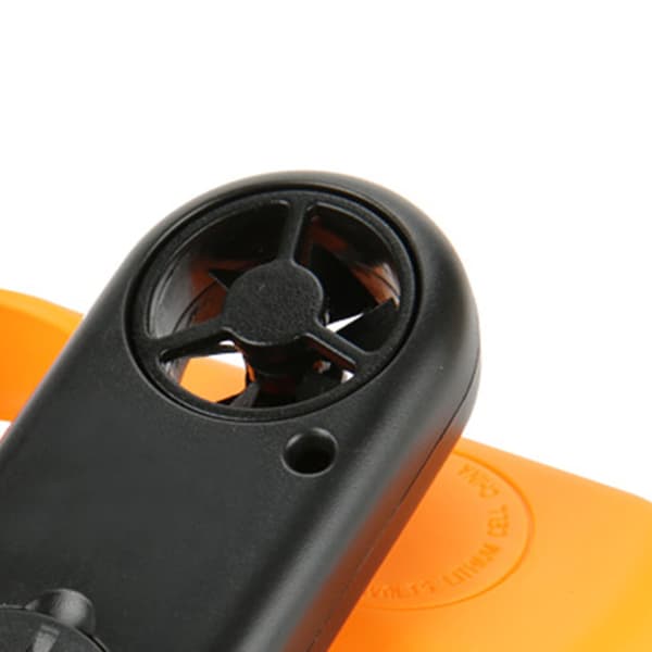 Digital Anemometer Termometer LCD-display Handhållen Vindhastighet Temperaturmätare 3V GM816