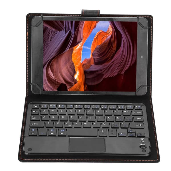 7/8 tommer 75-timers Bluetooth Touchpad-tastatur med beskyttelsesetui til Android/iOS/Windows
