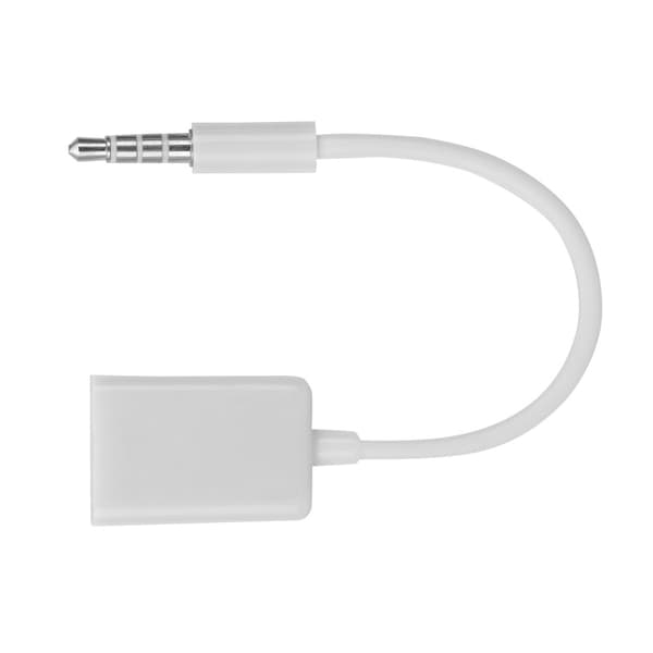 3,5 mm hanstik til USB hun AUX lydkabel konverteradapterledning