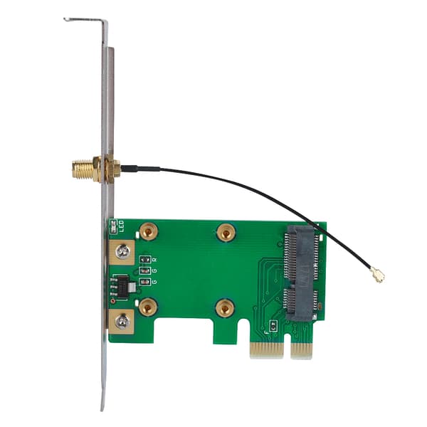 Mini PCI-E till PCI-E Riser-kort Utöka externt adapter nätverkskort