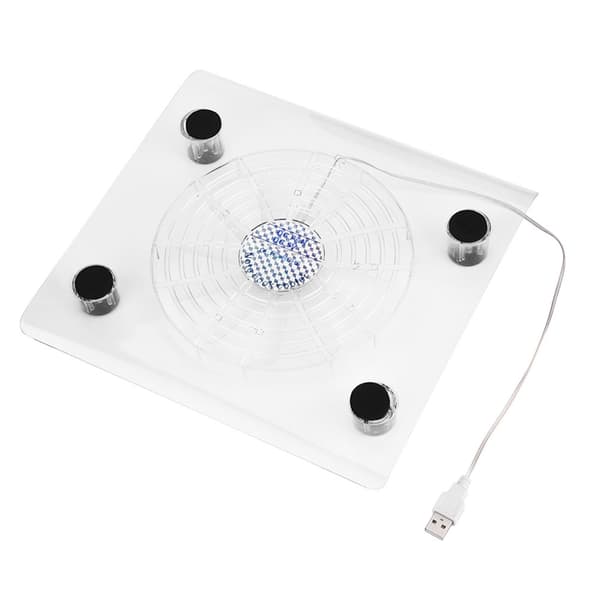Ultra Stille USB Notebook Køler Køleplade Ventilatorer med LED RGB Lys til PS4/PS3/Bærbar