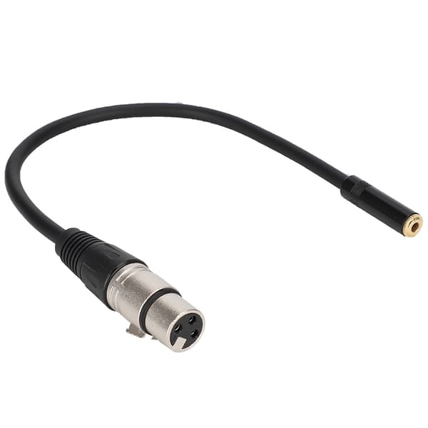 3,5 MM hun til XLR hun zinklegering 3,5 MM interface lydadapterkabel patchkabel