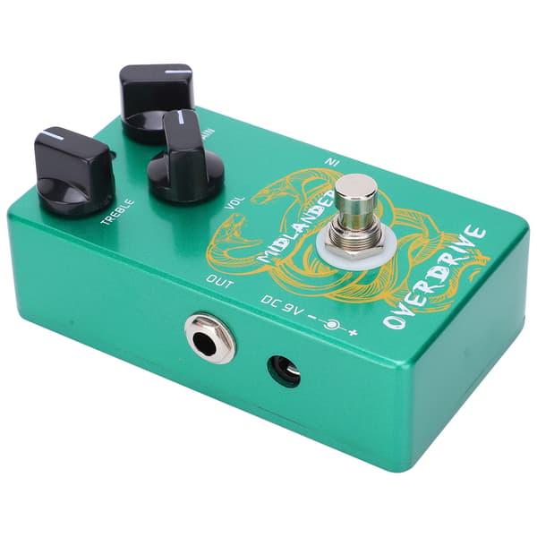 Overdrive Pedal Elgitarr True Bypass Effekt Musikinstrument Tillbehör