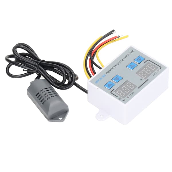 Termostat Digital Temperaturregulator 12V 220W Smart Fugtighedssensorafbryder
