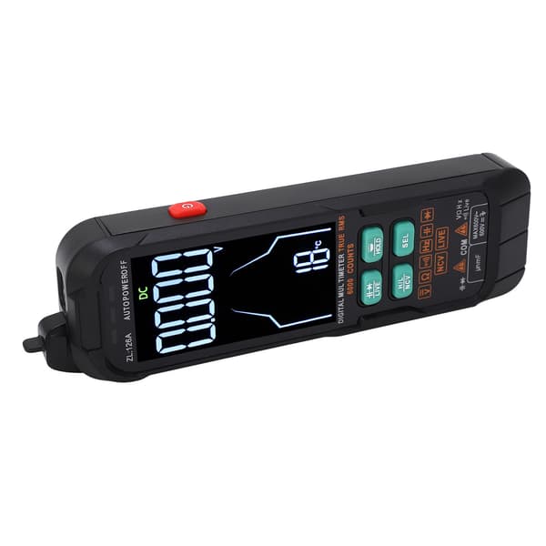 Digital multimeter 6000 räkningar DC AC ström voltmeter testare kapacitans Ohm diod multimeter Live Wire Tester Verktyg 600V