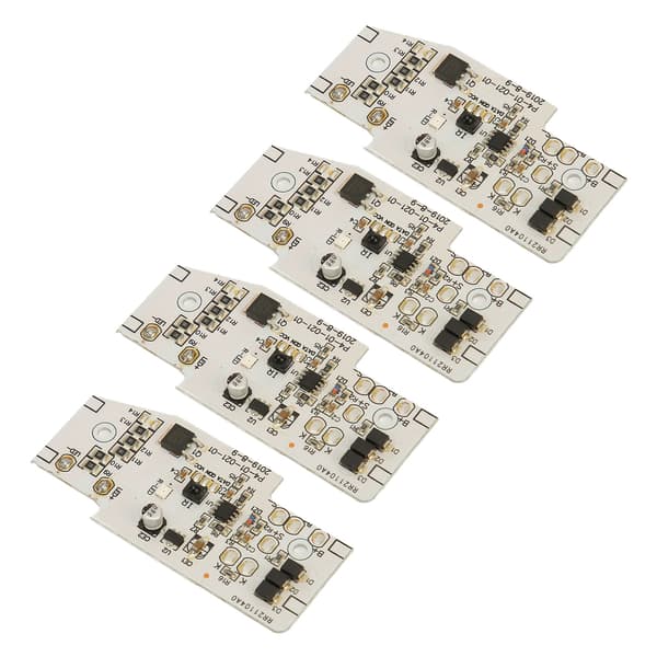 4 STK Solar LED Lys Controller Board til 3.2V 3.7V 6.4V 7.4V 11.1V 12.8V Batterimodul