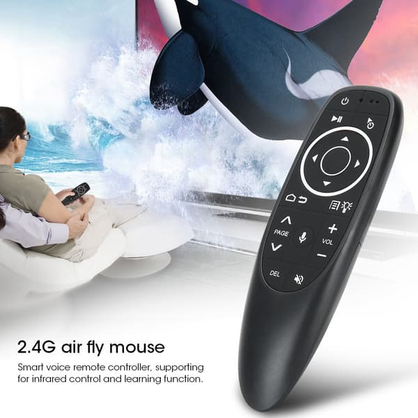 2.4G USB Trådlös Air Remote Mus Röst Infraröd Kontroll för Android/Windows